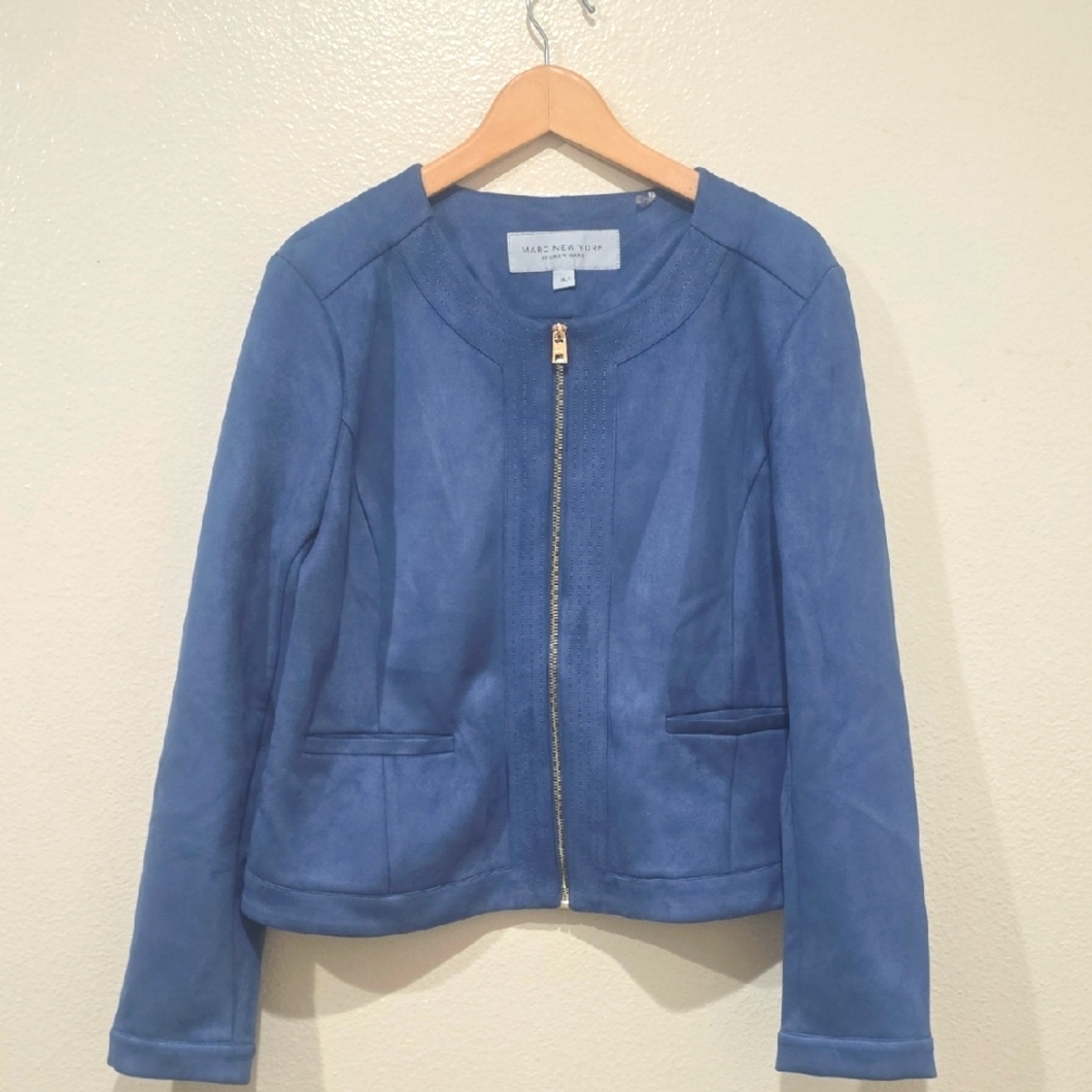 🦋 MARC NEW YORK ANDREW MARC SUEDE BLAZER COAT